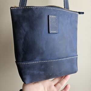 Portland leather Festival bag Color Deep Water